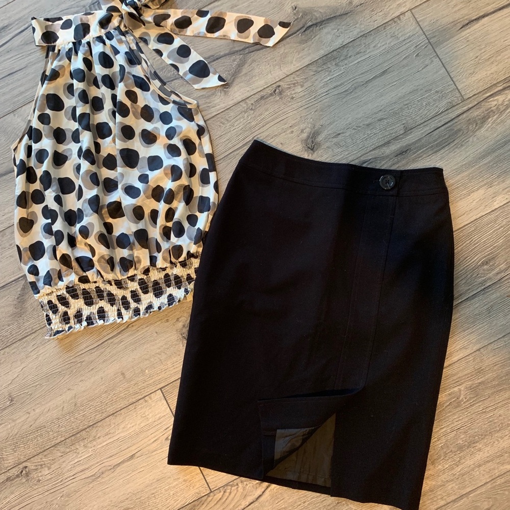 Black skirt